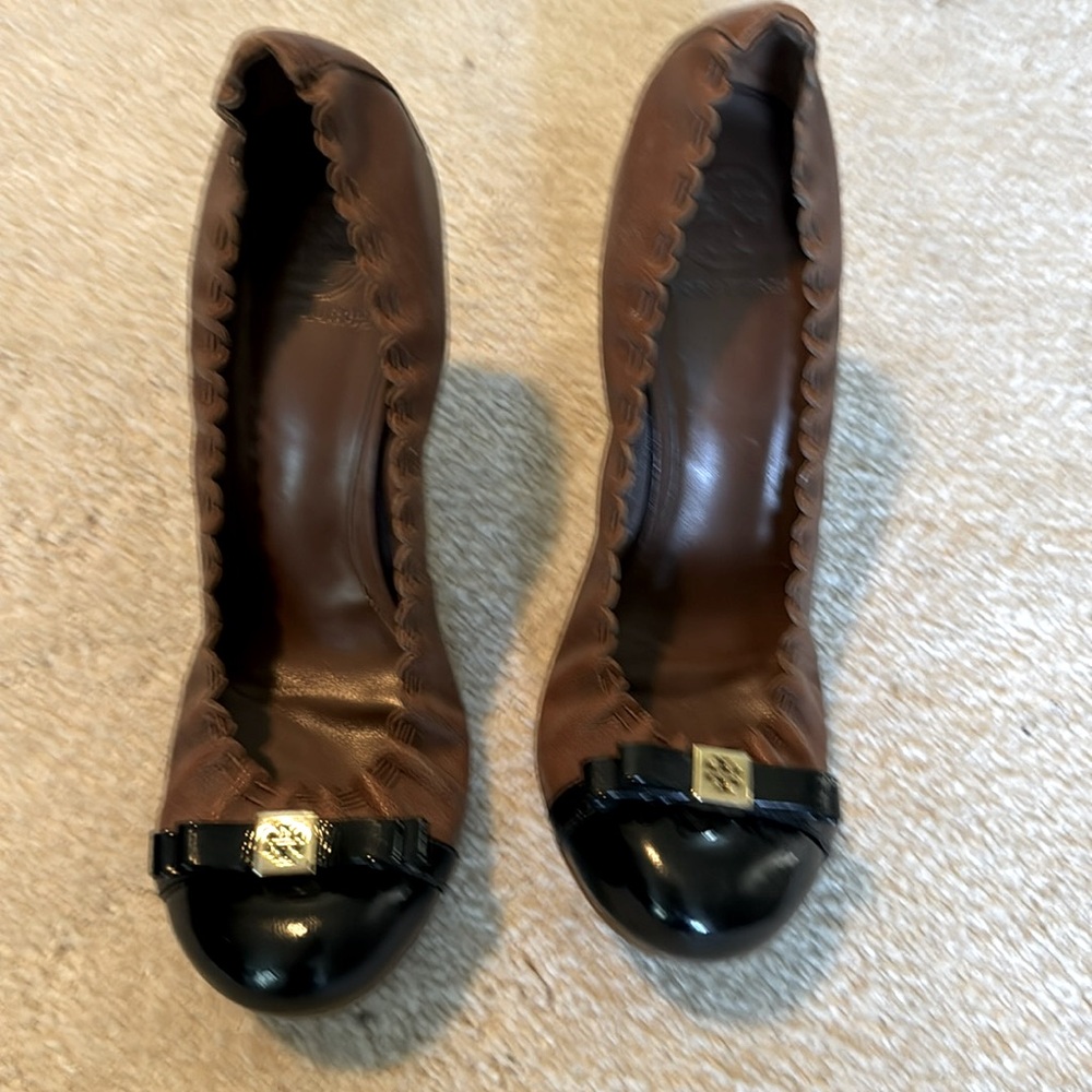 Tory Burch heels in great condition size 10